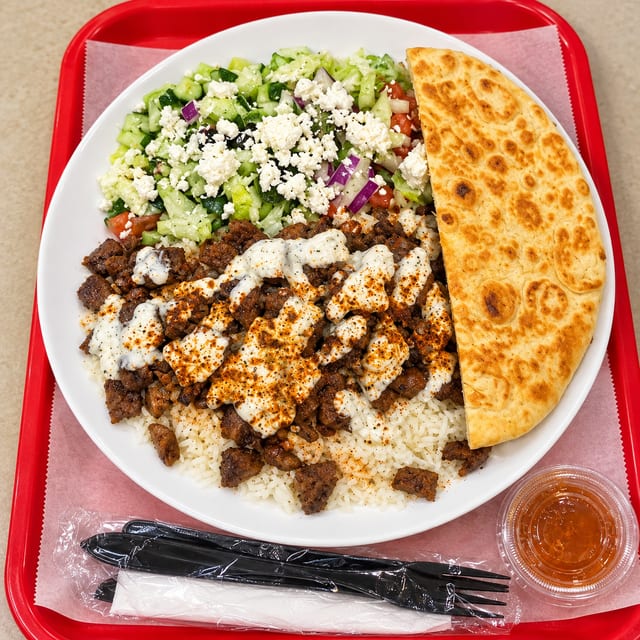 Beef and Lamb Plate.