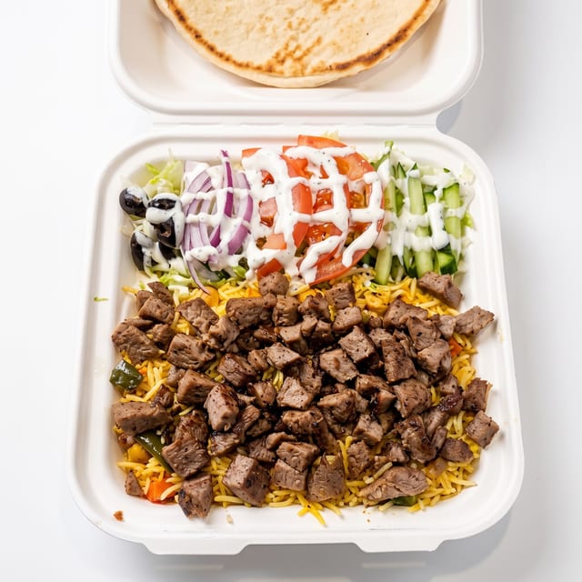 Beef and Lamb Plate.