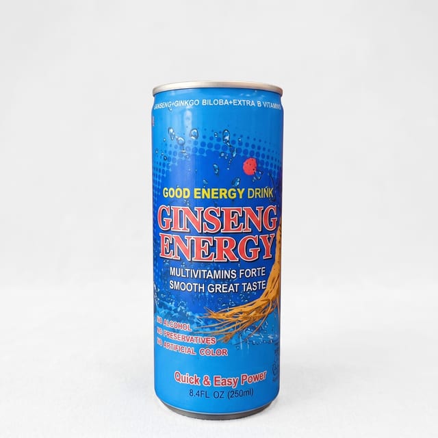 Ginseng Energy Drink.