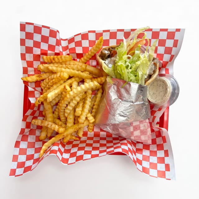 Beef and Lamb Gyro.